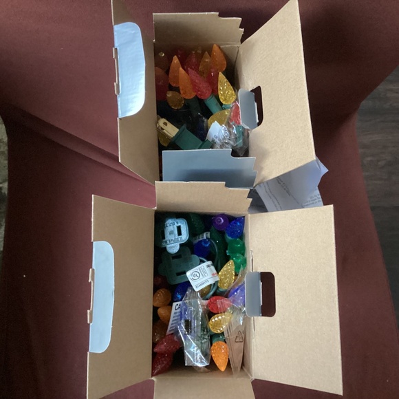 Wondershop Christmas LED Faceted C6 String Multi-Color Twinkling Lights Bundle - Picture 9 of 10